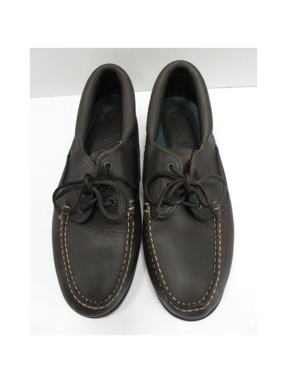 VINTAGE Sebago Boat Shoes 10.5 Docksides Leather Moccasin Made in USA